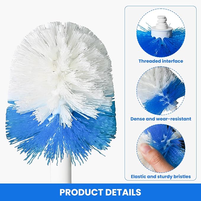 Soap Dispensing Dish Brush + Toilet Brush Refills for OXO Toilet Brush Only