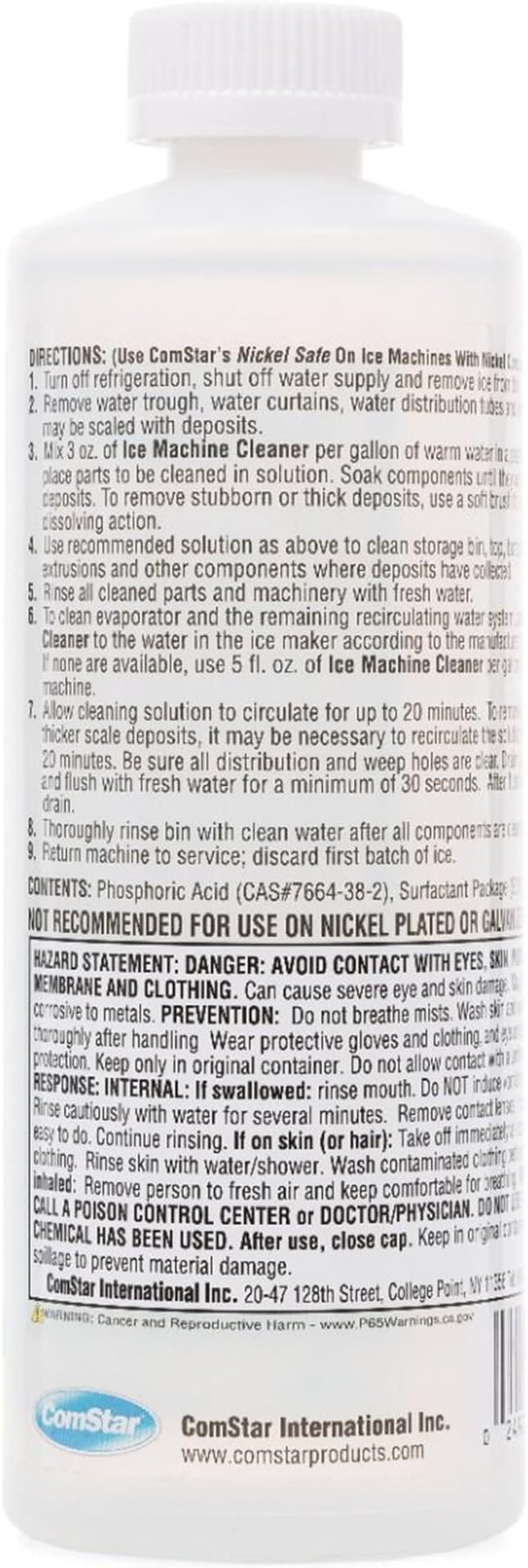 Ice Machine Cleaner,16 Ounces, Designed to Remove Scale & Lime Deposits, Food-Grade Liquid, Most Effective Food Grade Liquid Descaler, Made in USA (90-351)