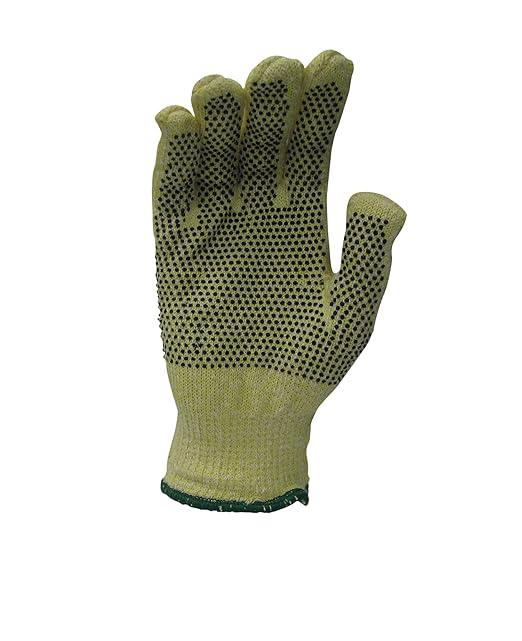 MAGID NT73BKVPR Nitrile-Dotted para-Aramid Blend Terry Gloves with Cotton Liner (12 Pair)