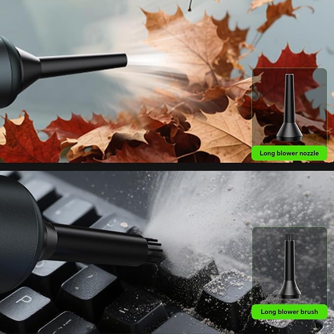 Car Vacuum, 4-in-1 Portable Mini Cordless Vacuum with 21000pa Suction Power, Vacuum Cleaner for Car, Space-Saving Shape, Type-C Charge, Design for Car & Outdoor Use