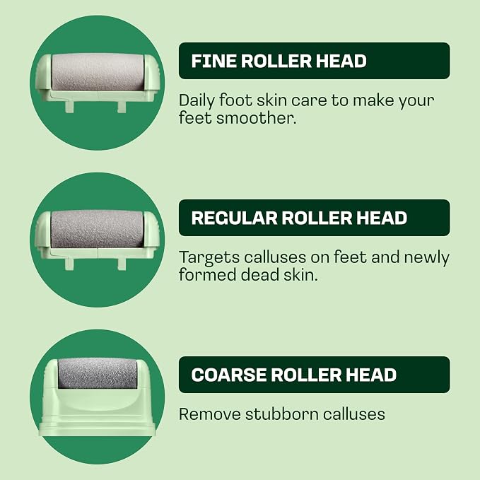 Electric Sole Buffer Foot Callus Remover - FSA Eligible HSA Rechargeable Electric Foot File - Professional Pedicure Tool - Smooth Cracked Heels & Calloused Feet - Ultimate Self-Care Tool