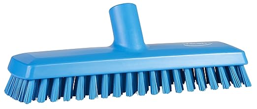Vikan 70433 Deck Scrub,Medium,11",PP/PBT,Blue