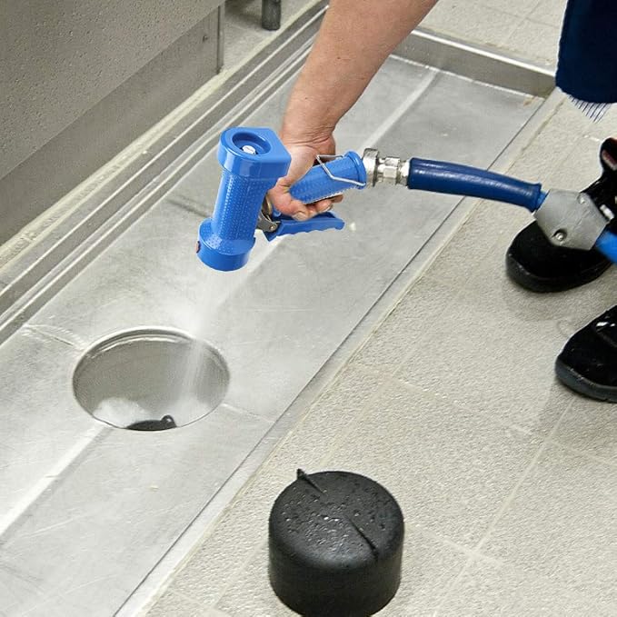 High Pressure Spray Nozzle, Kitchen Cleaning Spray Head Multifunctional Cleaning Sprayer for Hotel Restaurant Kitchen Floor Car Washing(20mm Female Thread)