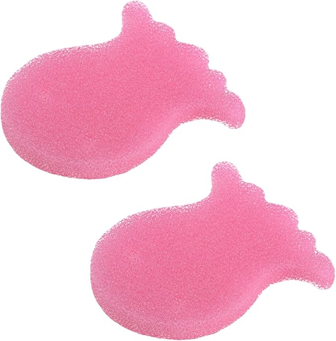 M METERXITY 40-Pack Hot Tub Scum Absorber, 12.5x11.3 Cm/4.9x4.4 Inch Sponge Octopus Pattern Scum Balls for Spa, Bathtub and Swimming Pool to Soak Up Oils Bathtub Accessories [Pink]