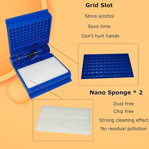 Fiber Optic Cleaning Wiping Clip Kit Optical Fiber end Connector Cleaning Equipped with 10 Replacement Cores dust-Free Paper Optical Fiber Wiping Clip,Cloth.FTTH