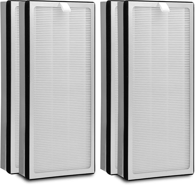 4-PACK Replacement Filter for MA Air Purifier -40, 40E Series | 3 IN 1 Genuine H13 Filter