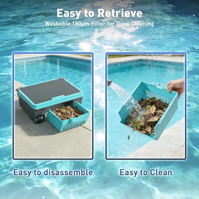 Automatic Pool Skimmer (Black&Blue)