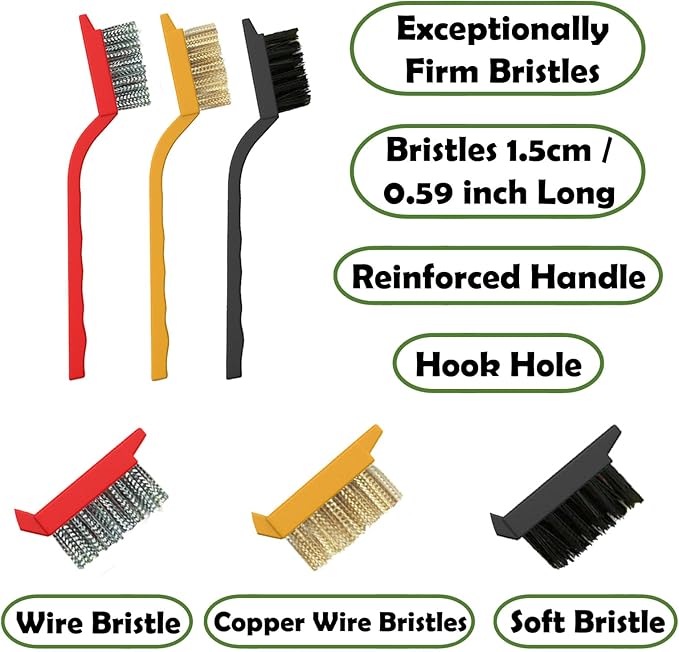 Toilet Cleaning Brush Set & Crevice Cleaning Brush Set