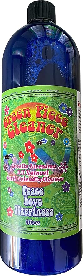 Green Piece® Cleaner - (Made in USA) The All Natural Earth Friendly Cleaner - Liquid Solution 36 Oz