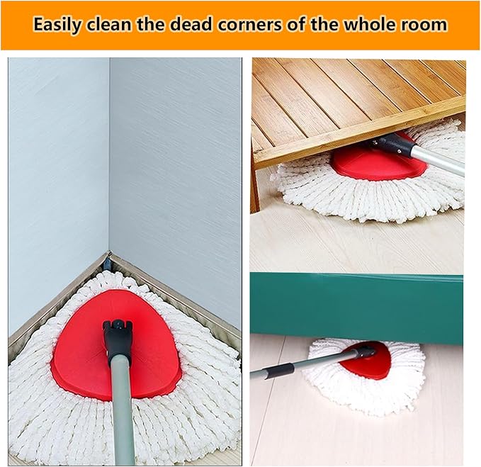 12Pack Spin Mop Replacement Heads,100% Microfiber Mop Head Replacement Compatible with Cedar Mop Heads, 360 Degree Spin Mop Refill for Easy House Cleaning Floor Mopping,Multi-Pack Value Pack | Sturdy & durable, repeatedly machine washable. Great for du...