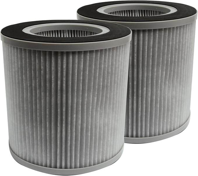 PUREBURG Replacement Filter Compatible with Proscenic A8 Air Purifier, H13 True HEPA Activated Carbon 2-in-1 3-Stage Filtration Air Clean Dust VOCs,2-Pack