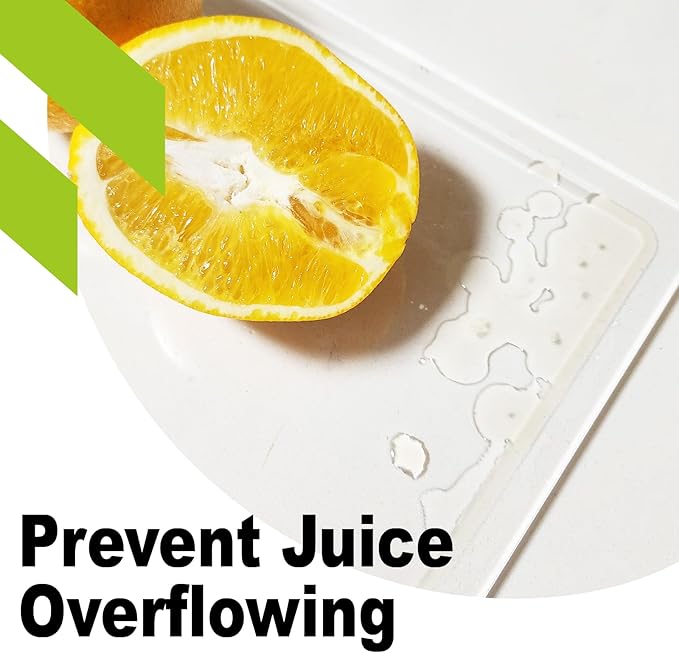 Acrylic Cutting Board with Juice Groove, Clear Cutting Board with Counter Lip, Cutting Boards for Countertop Protector, Non-Slip Dough Mat, Kitchen Decor Gadgets House Warming Gifts(16"x12.5")