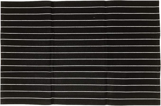 Wrapables® 100% Cotton Kitchen Dish Towels (Set of 3), Black
