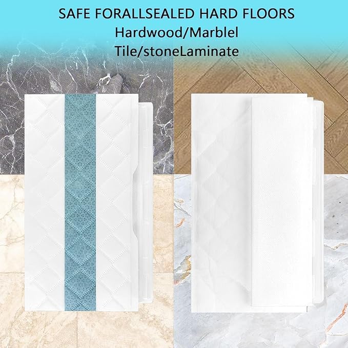 40 Pack Disposable Mopping Pad Refills for Shark VACMOP Pro Hard Floor Vacuum Mop Pads Compatible with VM250 VM251 VM252 VM200 VC205 QM250 VM190 VM200P12 VMP30,No.VMP30VMP10VMP16