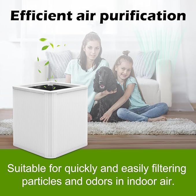 2 Pack 211+ Filter Replacement Compatible with 211+ Air Purifier, 2-Stage Filtration System of H13 True HEPA Filter for 211