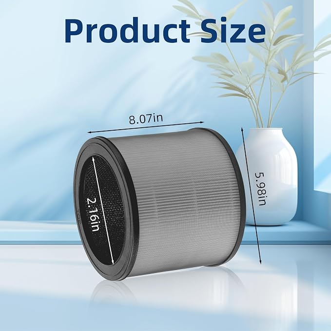 A230 A231 Replacement Filter O - 1712-0110-00 for Winix A230 A231 Air Purifier, 3-in-1 H13 True HEPA + Activated Carbon Filter, 2 Pack by APPLIANCEMATES