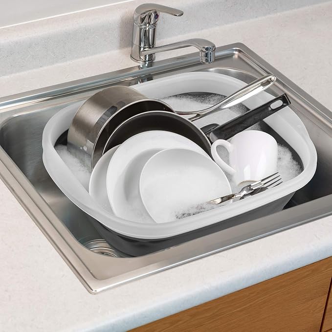 PREPWORKS Large Collapsible Tub, Gray