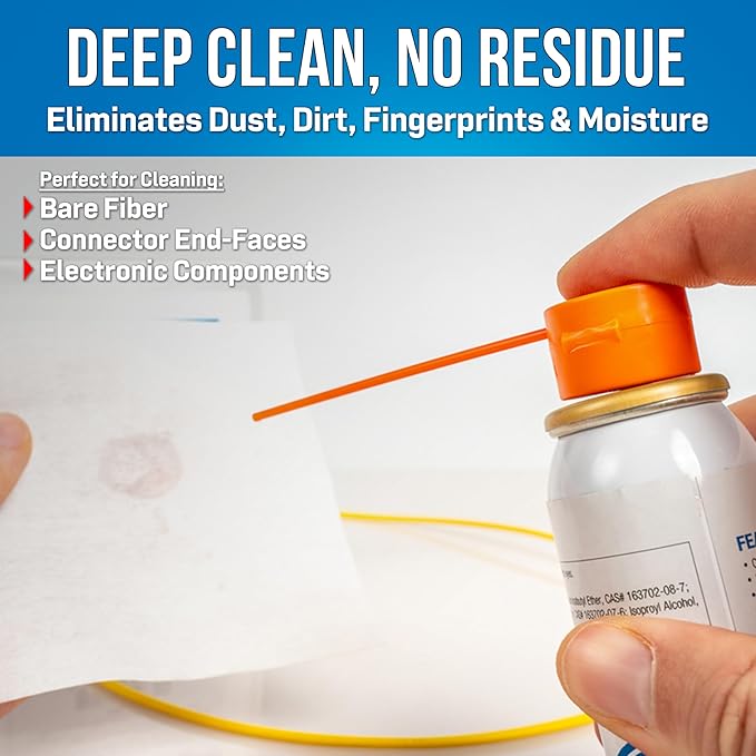 Jonard Tools FCF-3 Nonflammable Fiber Cleaning Fluid for Cleaning Bare Fiber, Connector End-Faces, and Electronic Components