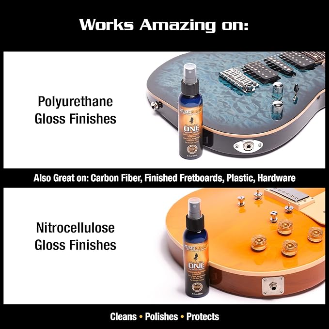 MusicNomad Guitar Complete Cleaning & Care Kit: Cleaner, Polish, Fretboard Oil & 2 Cloths (MN108)