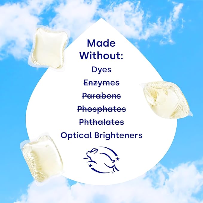 Dropps Sensitive Skin Laundry Detergent Pods, Crisp Breeze (160 Count) - Hypoallergenic & Dermatologist Tested | Dye Free | Laundry Pods for Sensitive Skin | Clean Ingredients | Plastic Free Packaging