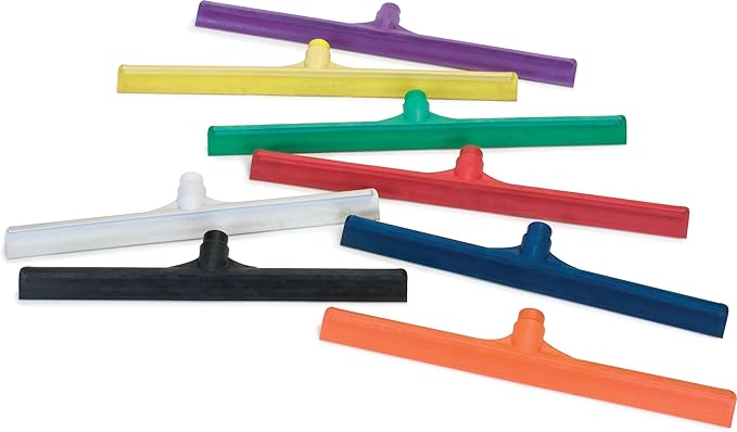 SPARTA 3656704 Plastic Foam Squeegee, Shower Squeegee, Heavy Duty Squeegee With Rubber Blade For Windows, Glass, Shower Doors, Floors, Windshields, 20 Inches, Yellow
