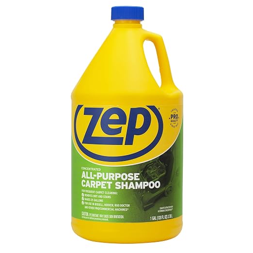 Zep 128oz Urine Remover and 1 Gallon Carpet Shampoo Cleaner Bundle - Professional Strength Formulas