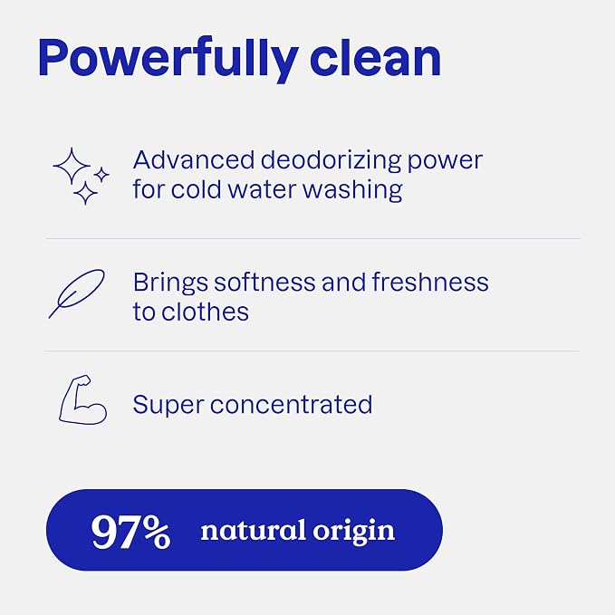 Bundle of ATTITUDE Liquid Laundry Detergent, EWG Verified Laundry Soap, HE Compatible, Vegan Products, Cruelty-Free, 40 Loads, 67.6 Fl Oz + Laundry Fabric Softener, Unscented, 40 Loads, 33.8 Fl Oz