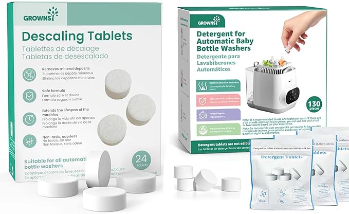 GROWNSY Descaler Tablets and Detergent Tablets