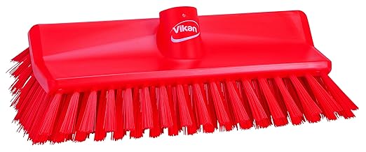 Vikan 70474 Brush,High-Low,Medium,10",PP/PBT,Red