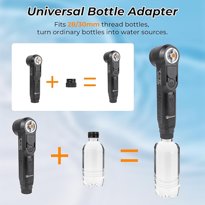Portable Bidet for Travel, 1600mAh Electric Handheld Bidet with 2.5L Tank