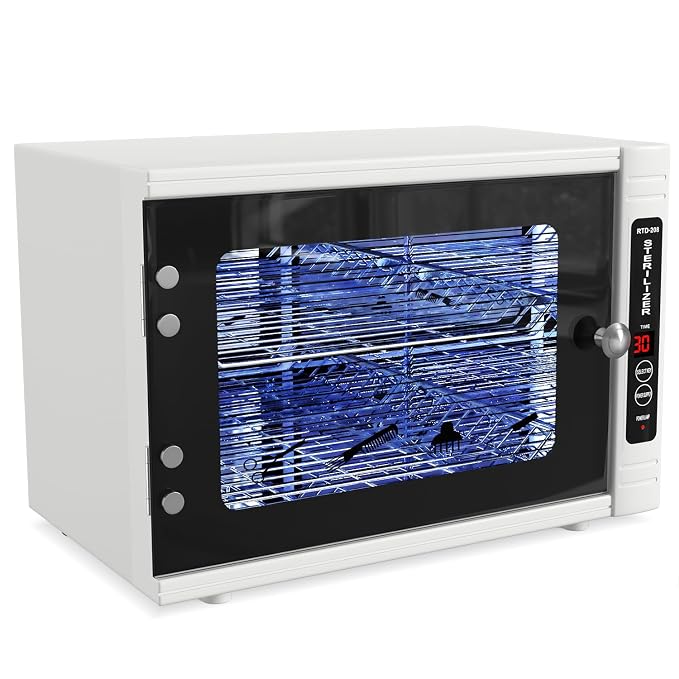 UV Sanitizer Cabinet. UV Light Sanitizer Box with Timer Setting, Suitable for Cleaning of Various Items
