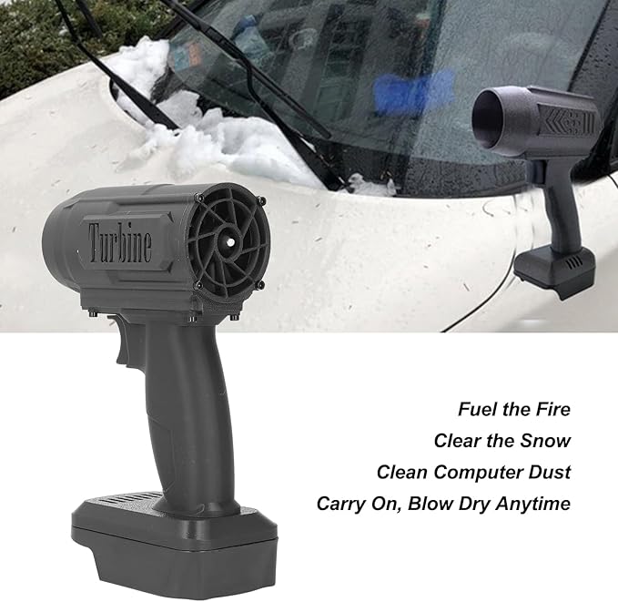 Heayzoki 130000RPM High Speed Mini Blower, Portable Compact Fan for Computer Keyboard, Outdoor, Car