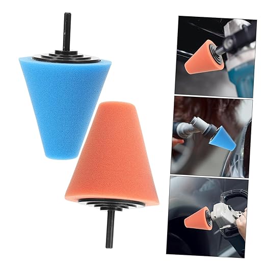 10pcs Shaped Buffing Polishing Pad for Drill Sponge Material for Car Wheel Detailing Versatile Buffing Discs for Waxing and Cleaning