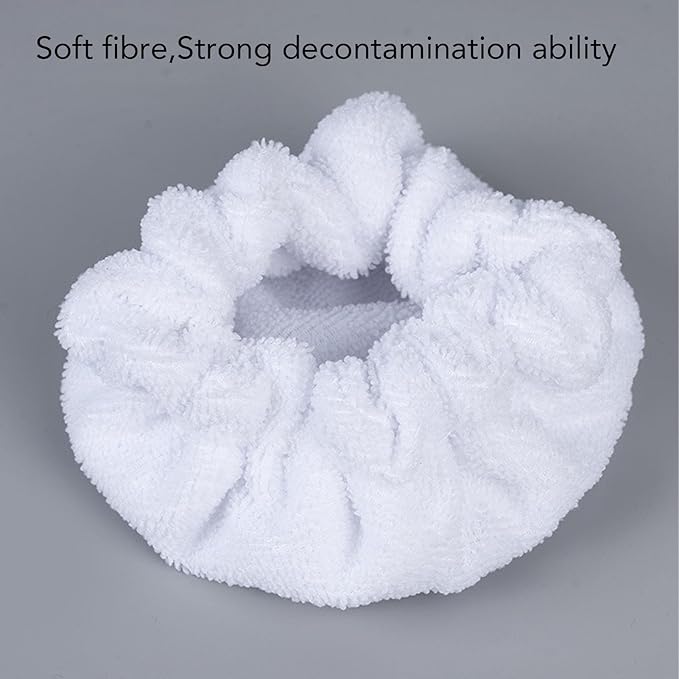 Microfibre Pads for Steam Cleaner Set, 10pcs Steam Cleaner Cleaning Pads Thickened Reusable Washable Microfiber Cloths Steam Mop Replacement Pads for Floor, Wall, Cleaning