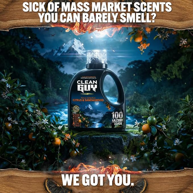 Laundry Detergent | Citrus & Sandalwood Scent, Energizing Freshness, Deep Clean Technology, Soft & Fresh Clothes - Citrus & Sandalwood (100 Loads)