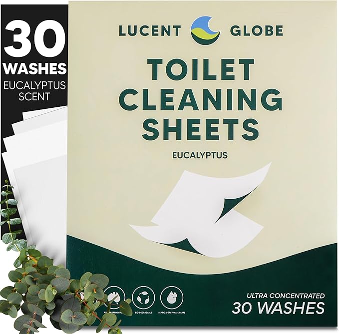 Lucent Globe Dishwashing and Toilet Strips/Sheets Bundle