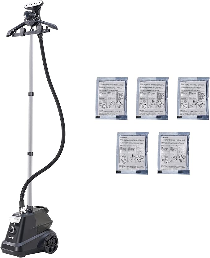 True & Tidy® Commercial Industrial Steamer with 5pc Decalcifier Packets