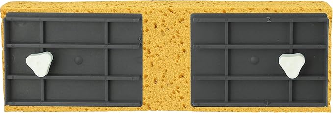 Sponge Mop Refill for Superio Butterfly Mop Only Overall: 9"x3" Screws: 6.5" Apart, 2 Pack
