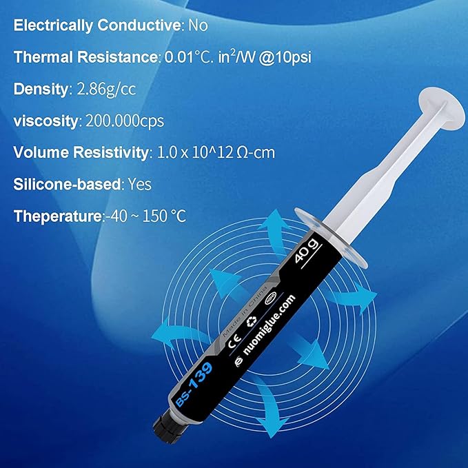Thermal Paste, 40g with 4 Toolkit