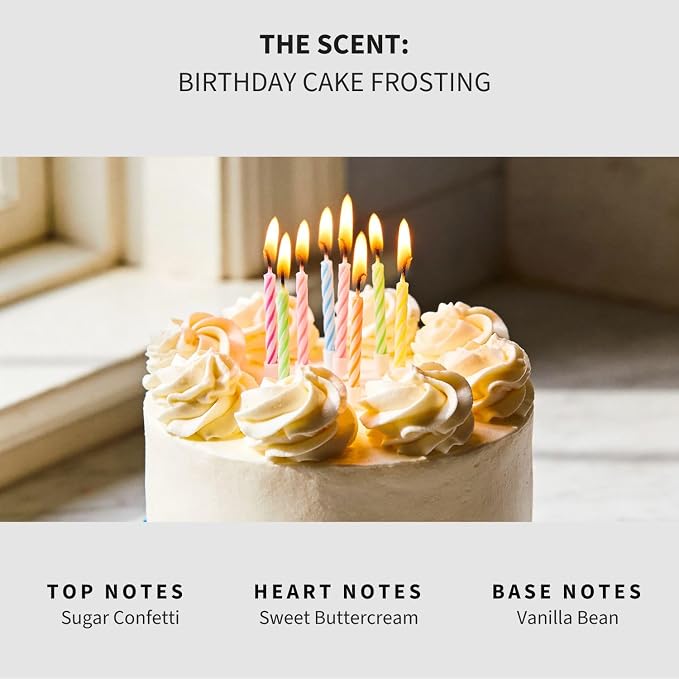 Lapew Birthday Cake Frosting Carpet Deodorizer Powder - Pet Safe Freshener for Vacuuming | Scented Odor Eliminator for Home | 36 oz