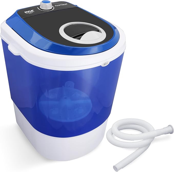 Electric Small Portable Compact Washer, Washing Machine | for Dorms, College Rooms, RV Camping, (PUCWM11)