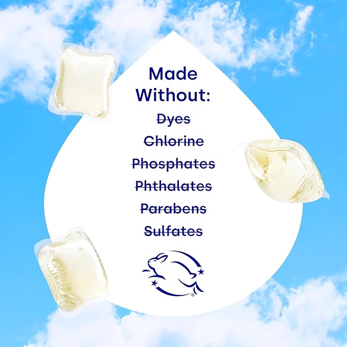 Dropps Odor & Stain Laundry Detergent Pods, Lavender Meadow (64 Count) - Powerful Laundry Pods | Complete Clean Laundry Soap | Fights Odors & Stains | Clean Ingredients | Plastic Free Packaging