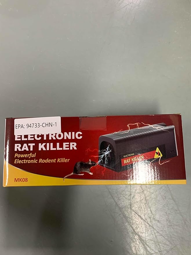 2 Pack High Voltage Electric Mouse Trap Zapper, Instantly Kills Mice & Rats, No Touch Reusable & Easy Clean Electric Rat Trap, Indoor Rodent Killer for Home, Kitchen & Commercial Use