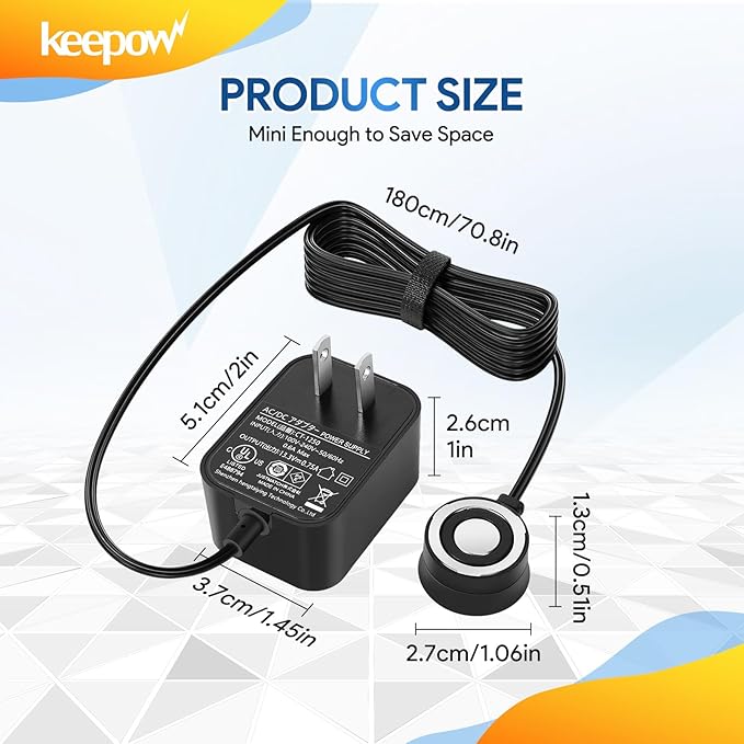 KEEPOW Reusable Mop Replacement Pads Compatible with Shark Vac Mop VM252 VM200 VC205 VM250 /QM250 VM190 VM200P12, Washable Vacuum Mop Pad Refills, Upgraded Design of Dirt Chamber