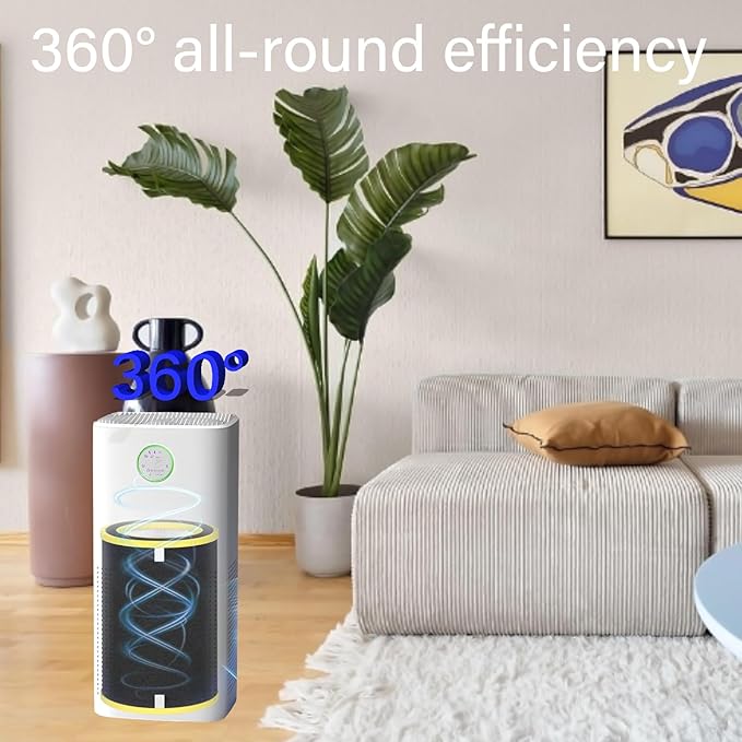 2 Pack O HEPA Replacement Filter for GermGuardian AC5109W AC5109 AC3200 AC3250 Air Purifier, Part # FLT5100, FLT5100PTPC