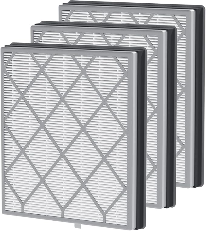 3Pack HE401 Air Purifier Filter Replacement for S-Hark Air Purifier 4, Compatible with HE401 HE402 HE405 HE400,S-Hark HE4FKPETk Filter Replacement
