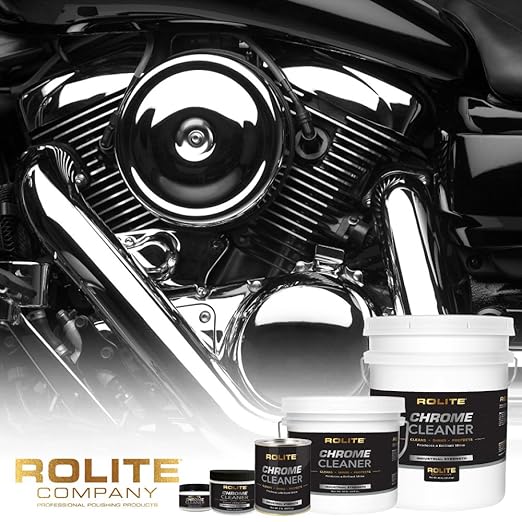 Rolite Chrome Cleaner 1 Lb for Chrome Plated Surfaces Motorcycles Automobiles Boats Rvs Bumpers Tarnish Removal