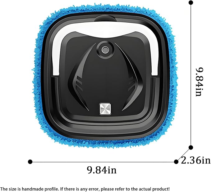 Automatic Robot Mop,Dual Use of Dry and Wet,Spray Function,Rechargeable Low Noise Intelligent Mopping Machine,Suitable for Bedrooms,Kitchens,Living Rooms