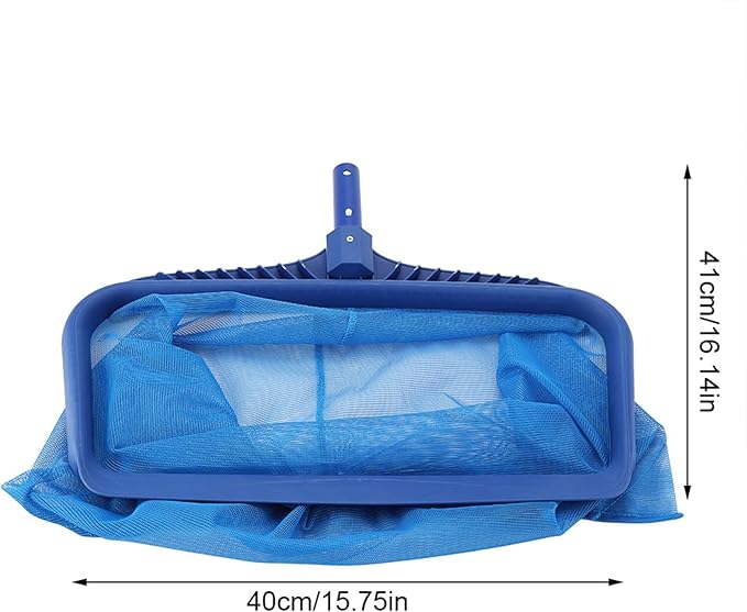 Kikumi Lightweight Leaf Skimmer Fine Mesh Net Bag Deep Swimming Pool Pond Bathtub Effectvie Tool