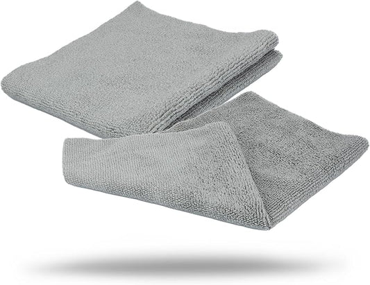 Maxshine 50-Pack Universal Microfiber Edgeless Utility Towels 12”x12” (260GSM) | Lint-Free, Scratch-Free Cleaning Cloths for Auto, Boat, Marine, Garage, Home & Professional Detailing Use